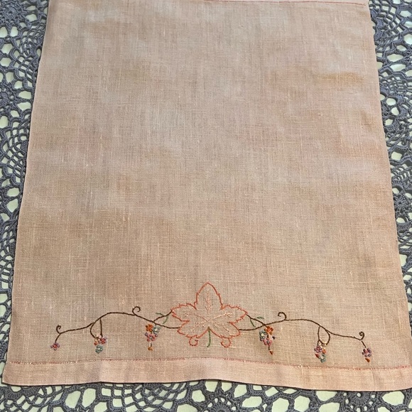 Vintage Upcycled Set Of 5 Linen Tea Towels - Picture 15 of 16
